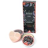 Tritart Pinselreiniger Makeup Set - Make Up Pinsel Reiniger - Veganer Kosmetikpinsel Reiniger mit Silikon Bürste - Kosmetik Pinselreinigung - 2x 100g Pinselseife - Brush Cleaner