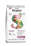 Dibaq Sense Dog Grain Free Rabbit: Kaninchenfutter für ausgewachsene Hunde, 100 % natürlich und getreidefrei, 10 kg