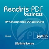 Readiris PDF Business : Premium PDF software inkl. OCR Modul - PDFs bearbeiten, erstellen, konvertieren, schützen, signieren für Windows