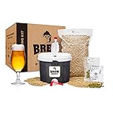 Brew Monkey® Bierbrauset Helles | Basic Set 5 Liter Bier | 6,4% Vol. | Bier Brauen Set | Männergeschenke | Bier Geschenke für Männer | Geburtstagsgeschenk für Männer | Geschenke für Papa
