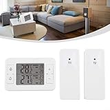 Funkthermometer für flexiblen Innen- und Außenbereich mit zwei kabellosen Temperaturfühlern