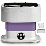Koeutoze Mini Waschmaschine Faltbar Tragbare Wasch maschine – 10L Folding Waschmaschine mit Schleuderfunktion, Touchscreen & 3 Waschmodi, Tragbare Camping wasch maschine für Reisen,Studenten,Wohnmobil