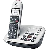 Motorola CD5011 - DECT Digitales Schnurlostelefon mit Anrufbeantworter, Anrufsperre und Lautstärkeanhebung - 1,8' Vollgrafik-Bildschirm