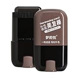 20g Ansatzpuder Dunkelbraun Haaransatz Puder Haarpuder Ansatz Hair Concealer Hairline Powder Haaransatz Kaschieren Ansatz Geeignet Für Spärliche Kahle Stellen (Dunkelbraun)