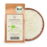 Kamelur 1kg BIO Kokosraspeln ohne Zuckerzusatz – Kokosflocken BIO ohne Zusätze – Kokosraspeln BIO in biologisch abbaubarer Verpackung