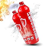 Olymp Feuerlösch Spray 2 Stück | Feuerlöschspray für Küche & Haushalt | Feuerlöscher Spray für Fettbrände | Löschspray für Zuhause | Feuerlöscher Dose Klein & Sicher | Feuerlöscher Wohnmobil