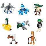 8 Pack Baukasten mit Fabelwesen – 480-teiliges Bauset mit seltsamen Zoon-Figuren, Fantasie-Modelle, STEM-Lernspielzeug, Belohnungen für den Unterricht, kreatives Geschenk für Erwachsene, Kinder