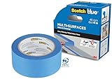 ScotchBlue Premium Malerkrepp Universal, 48 mm x 41 m - Vielseitiges Scotch Klebeband für Malerarbeiten und Dekoration, für Innen und Außen, Abklebeband/Kreppband - 70% PEFC