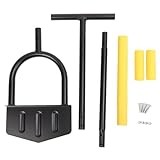 FUZHUI Manuelles Rasen Edger mit Sägenzahn Halbmond, abnehmbarem Griff, Stahlmaterial, ergonomischem Griff, für Gartenkanten und ordentliche Außenbereiche