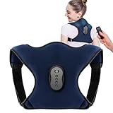 EPROICKS Haltungskorrektor mit Vibrationsalarm & Wärmetherapie, Schulter-Nacken-Massagegerät, Medizinisch Zertifizierte Rückenstütze für Büro, Yoga und Autofahren – Echtzeit-Haltungserkennung
