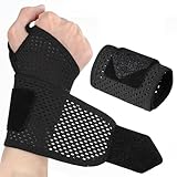 Handgelenk Bandagen Fitness, Atmungsaktiv Bandage Handgelenk für Handgelenksverstauchungen für Sehnenscheidenentzündung oder Sport Für Rechte oder Linke Hand