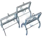 KOVA® 3X Profi Wühlmausfalle Zangenfalle + 1x KÜHLSCHRANKMAGNET! - Effektive Falle für Wühlmäuse, Mäuse, Mausefalle für Garten und Feld, W