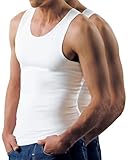 Nur Die 2er Pack Unterhemd unifarben weiche & atmungsaktive 100% Baumwolle Kurzarm Unterhemd Herren