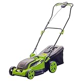 Green Tools Akku Rasenmäher 36V mit Mulchfunktion - Schnittbreite 38cm - Brushless-Motor - 36L Fangsack - 5 Schnitthöhen - komfortable Arbeitshaltung (Inklusive Ladegerät & 2X 4.0Ah Akku)