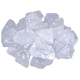 Wassersteine 300g | 100% naturbelassene Edelsteine Heilsteine | Echte unbehandelte Rohsteine für Edelsteinwasser Lebensquelle Plus (Bergkristall, weiß)