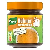 Knorr Hühner Kraftbouillon im Glas mit kräftigem Geschmack Hühnerbrühe mit natürlichen Zutaten 4,4 Liter