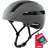 Alpina SOHO - Extrem Robuster, Leichter & Individuell Anpassbarer Urban Fahrradhelm Für Erwachsene, Coffee-Grey matt, 55-59 cm