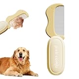 Hundepflegebürste - Langhaar Hundebürste Katzen Pflegekamm - Klappbare Unterwolle Entferner Kamm Für Lang Kurz Haare Welpen Kitten Baden