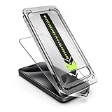 SpyBlocker Displayschutzfolie für iPhone 16/15/14/13/12/11 Pro Max, militärische Qualität, Anti-Spionage-Hartglas mit Magic Installer, selbstklebender Klebstoff, Anti-Fingerabdruck (HD-Film, für