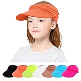 TAGVO Kinder Sonnenhut für Baby Mädchen und Jungen 1-9 Jahre, UV-Schutz Sommerhut Breiter Krempe mit atmungsaktives Schweißband, Strandhut Fischerhut Sonnenhut Visor Hat Elastisch für Outdoor Sport