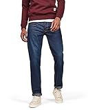 G-STAR RAW Herren 3301 Regular Straight Jeans, Blau (dk aged 51002-4639-89), 34W / 32L