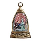 Weihnachts-Schneekugel-Laterne, batteriebetriebenes Musik-Nachtlicht | Weihnachts-Schneekugel-Lichter – für Partys, Geburtstag, Büros, Haus, Büro, ältere Menschen, Nacht, Bauernhof, Garten