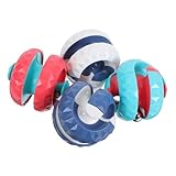 YARNOW 4 Stück Teiliges Tragbares Fidget Ball Puzzle mit Rotierendem Perlen-Track Handliches Sinnesspielzeug zur Stressreduktion Fördert Kognitive Fähigkeiten für Erwachsene Büro und