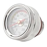 Motorrad-Öltemperaturanzeige M20 X 1,5 0–200 ℃ Langlebige Motoröltemperaturanzeige