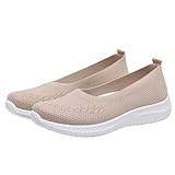 Orthopädische Schuhe Damen Gesundheitsschuhe Bootsschuhe Damen Sommerschuhe Slip On Freizeitschuhe Halbschuhe Loafer Walkingschuhe Diabetiker Schuhe Strickschuhe Trekkingschuh Bequeme Leichte