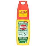 Autan Tropical Pumpspray, Mückenschutz für Körper & Gesicht, Travel Essentials, 1er Pack, (1 x 100 ml)