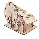 Loufy HöLzerne Murmelbahn 3D Puzzle DIY Mechanisches Satz Maze Ball Spiel zum Bauen Lernspielzeug für Kinder Jugendliche