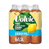 Volvic Tee Zero Zitronengeschmack – Erfrischungsgetränk aus Grüntee-Extrakt mit Zitronengeschmack – Ohne Zucker, Kalorien und Konservierungsstoffe – 6 x 1,5 l