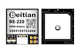 BE-220 GPS Modul TTL Dual GPS mit Blitz, Hochempfindlicher GNSS Empfänger, Geringer Stromverbrauch, Asset Tracker, Unterstützt GPS, Glonass, Galileo für Drohnen RC AR duino Entwicklungsboard Mini FPV