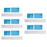 QanyEGN 5 Set Datenschutzbildschirm Ersatzset, Computer Peep Filter Datenschutz Bildschirmaufkleber, Klebstreifen und Registerkarten zur Schleppmontagehalter für Computer