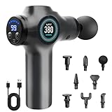 Behogan Massagepistole: 8 Stück Professionelle Massageköpfe Mini Muskelmassagepistole, 99 Geschwindigkeitsstufen Massagepistole, LCD Touchscreen & USB-C Aufladung für Sportler Und Büroangestellte