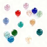 Euablfo 20 Stück Murmeln Glas, Glasmurmeln im Dunkeln, Leuchtmurmeln Kinder, Glasmurmeln Bunt für Murmelspiele Kinder, DIY-Projekte, Basteldekoration