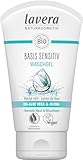 lavera basis sensitiv Waschgel - Gesichtswaschgel mit Bio-Aloe Vera & Bio-Jojoba - Spürbar belebtes Hautgefühl - reinigt mild ohne auszutrocknen - Naturkosmetik - vegan - Bio (1 x 125 ml)