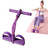 Jomdjmskes Bauchtrainer für Zuhause, Expander Fitness, Bauch Trainingsgerät, Bauch und Rückentrainer, Sit-Up Trainingsgeräte, Bodybuilding Expander, Ganzkörpertrainer für 8 Tubes Elastische Zugseil