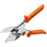 Präzise Mehrwinkel-Gehrungsschere, 45° - 135° Winkelschere， Multifunktions-Trunking-Schere zum Schneiden von PVC, Holz, Kunststoff, Gummi