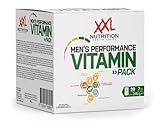 XXL Nutrition - Men's Performance Vitamin Pack - Multivitamin, mehr als 30 aktive Inhaltsstoffem, für männliche Sportler - 30 Sachets