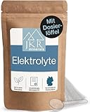 JKR Minerals Elektrolyte Pulver Pur 200g, Ohne Zucker, Mit Magnesium, Kalium, Calcium, Natrium und Chlorid – Hochdosiert & Hochrein – Für Sport, Fitness, Sauna, Sommer & Regeneration