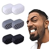 JUGUTA 6 Stück Jawline Trainer, Jawline Gum, Kiefer Trainer, Jaw Trainer, Mewing Gum, Kiefertrainer, Jaw Exerciser, Gesichtstrainer, Für Übungen Gesichtsmuskeln Männer Und Frauen