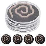 SHINEOFI Natürliche Weihrauch Spiralen 10 Stück Duftende Sichere Räucherspiralen für Meditation und Raumduft Mildes Aroma für Zuhause Büro und Entspannung