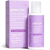 Premom Kinderwunsch Gleitgel 60 ml - Spermienfreundliches Fruchtbarkeitsgleitmittel wasserbasiertes Fertilitätsgel für Paare Männer Frauen, ohne Parabene Glycerin, ideal bei empfindlicher Haut