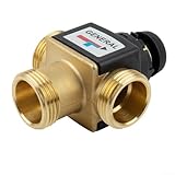 3 Wege Thermostat-Mischbatterie 35-60°C mit Außengewinde DN20 DN25 für Esbe VTA322 Brauchwassermischer geeignet für Warmwasseranlagen und Fußbodenheizkreise (DN20)