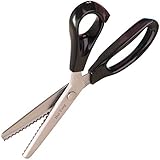 Hui Tong zackenschere stoff Robuste und Scharfe, Zickzackschere & Wellenschnitt Schere (Wellenschnitt 5mm)