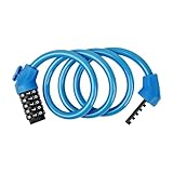 5-stellige Kombinations-Fahrrad-Kabelschlösser, Spiralschlösser, Roller-Kette, Diebstahlsicherung, Passwort, zurücksetzbare Kombinationsfahrräder