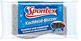 Spontex Kochfeldblitzer, Reinigungsschwamm für Glaskeramik und sensible Oberflächen, ideal für Kochfelder, kratzfrei und saugstark, 1 Stück(1er Pack)
