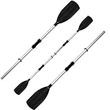 Bestway #62064 - Aluminium Paddelset 145cm/218cm Stechpaddel Doppelpaddel Schlauchboot Ruderboot