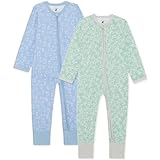Bramble & Bear Unisex Baby (2er-Pack) Kleinkind- Und Baby-schlafanzüge Sleepsuit, Hase & Efeu, 3-4 Jahre EU